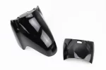 Honda LEAD AF-48 пластик - крыло переднее (2части к-кт), ЧЕРНЫЙ, тип 1, FIX-329103