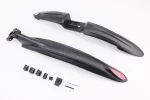 Крылья пластмассовые 24-26" MTB, чёрные YJ-0292, FIX-409860