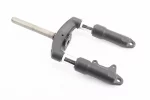 Вилка 10" амортизационная, под Disk-brake, чёрная Т4 (электросамокат), FIX-410103