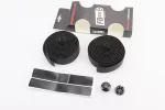 Обмотка ROAD руля 30*1900мм, с самоклеящейся полосой, чёрная PU-T95, FIX-403403