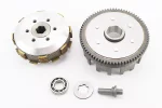 Зчеплення, маховик у зборі (6 болтів, маховик 73T) CB-150/200cc, тип 1, FIX-321198