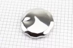 УЦЕНКА Крышка бака топливного (для генератора 2-9кВт) D-93mm, 168F/170F/173F/177F/182F/188F/190F, металл, "ХРОМ" (небольшие