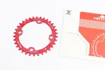 Звезда передняя MTB Narrow Wide 34Т (BCD:104мм), алюминиевая, красная, FIX-411413