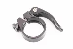 Затискач (хомут) труби сидіння MTB 34,9мм, кріпл. ексцентрик, алюмінієвий, чорний, FIX-411554