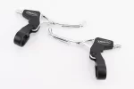 Гальмівні ручки, алюмінієві, чорно-сірі TS384A, FIX-411563