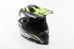 Шлем кроссовый/эндуро/АТV BLD-819-7 М (57-58см), ЧЕРНЫЙ/НЕОНОВО-ЖЕЛТЫЙ, FIX-360026