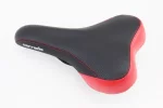 Сидіння MTB 260x160мм, чорно-червоне CORRADO 6690, FIX-406246
