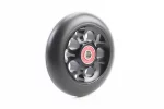 Колесо трюкового самоката 100мм, алюминиевое, пром-подшипники 608 (8х22х7) 2RS, чёрное тип 1, FIX-412130