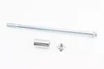 Ось переднего колеса d12mm; L243mm + втулка, гайка, FIX-999712