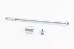 Ось переднего колеса d10mm; L180mm + втулка, гайка, FIX-999715