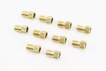 Переходник шланга насоса с резинкой (золотник Schrader AV-Presta FV) 10шт к-кт, FIX-407058