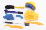 Набір для миття велосипеда 8 предметів (6 щіток, миття ланцюга та 1 мийко-рукавичка мікрофіброва), FIX-407104