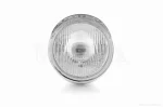 Фара мото, кругла, хром із козирком "S", QT-037332