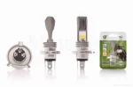 Лампа фары диодная H4 9-85V 6000K 2 кристалла "RTD", QT-028287