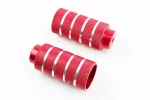 Пеги ВМХ Ø50х112мм под ось10мм, алюминиевые, красные к-кт, FIX-411888