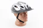 Шлем велосипедный M (54-57 см) съёмный козырёк, 12 вент. отверстий, серый MJ-004, FIX-210384