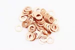 Шайба медная 8x14x1мм DIN7603A, к-кт 100шт, FIX-210224