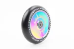 Колесо трюкового самоката 120*30мм 88A PHANTOM, алюминиевое, пром-подшипники 608 (8х22х7) 2RS, плазма, FIX-210297