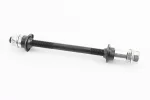 Ось задняя MTB M10х170мм в сборе, под гайку, чёрная, FIX-403938