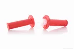 Грипси (ручки керма) універсальні +вставка "POSH" (червоні), QT-015995