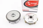 Зчеплення, маховик у зборі (4 болти, маховик 70T) CB-125cc, FIX-998535