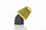Фільтр повітряний (нульовик) d28/35/42/48/50 косий, відкритий #2199 (жовтий), QT-038526