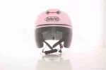 Шолом відкритий "DAVID" (#D020, рожевий матовий, L, окуляри, ABS, прозорий спойлер), QT-038679