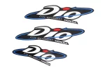 Наклейка "DIO" 3шт 1159 (18х5,5см), FIX-502225