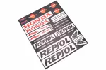 Наклейки набор 24шт "HONDA" 5985 (18х22см), FIX-502259