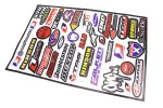 Наклейки набор 41шт "MOTORSPORТ" 5990 (30х45см), FIX-502260