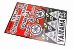 Наклейки набор 25шт "YAMAHA" 5987В (43х28см), FIX-502436