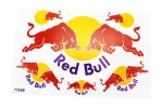 Наклейки набор 6шт "Red Bull" 7069В (26х17см), FIX-502457