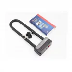 Замок противоугонный U-образный 100x290 (50х230)мм, толщина скобы 13мм под ключ, чёрно-серый TY339D, ВЕЛОАКСЕСУАРИ, YQ-409605