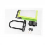 Замок противоугонный U-образный 120x180 (70х140)мм, толщина скобы 14мм под ключ, чёрный T603, ВЕЛОАКСЕСУАРИ, YQ-409772