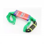 Замок противоугонный цепной 900х6мм с 5-и значным кодом, зелёный TY777, ВЕЛОАКСЕСУАРИ, YQ-409702