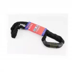 Замок противоугонный цепной 900х6мм с 5-и значным кодом, чёрный TY777, ВЕЛОАКСЕСУАРИ, YQ-409248