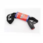 Замок противоугонный цепной 900х8мм под ключ, чёрный TY715D, ВЕЛОАКСЕСУАРИ, YQ-409308