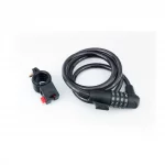 Замок противоугонный тросовый 1200х10мм с 4-х значным кодом, крепл. за трубу сидения, GK102.706, ВЕЛОАКСЕСУАРИ, YQ-409855