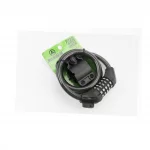 Замок противоугонный тросовый 1200х12мм с 5-и значным кодом, крепл. за трубу сидения, 507, ВЕЛОАКСЕСУАРИ, YQ-409826