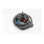 Замок противоугонный тросовый 1500х10мм с 4-х значным кодом, крепл. за трубу сидения, AGL-705, ВЕЛОАКСЕСУАРИ, YQ-409213