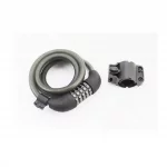 Замок протиугінний тросовий 1500х12мм з 5-ти значним кодом, кріпл. за трубу сидіння, 509, ВЕЛОАКСЕСУАРИ, YQ-409786