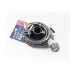 Замок противоугонный тросовый 1500х12мм под ключ, крепл. за трубу сидения, TY545, ВЕЛОАКСЕСУАРИ, YQ-301651