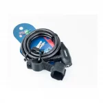 Замок противоугонный тросовый 1500х8мм под ключ, крепл. за трубу сидения, TY520, ВЕЛОАКСЕСУАРИ, YQ-301639