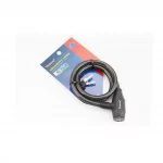 Замок противоугонный тросовый 800х10мм под ключ, TY420, ВЕЛОАКСЕСУАРИ, YQ-409150