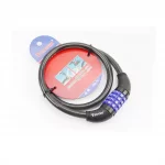 Замок противоугонный тросовый 800х12мм с 4-х значным кодом, TY4271, ВЕЛОАКСЕСУАРИ, YQ-409252