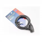 Замок противоугонный тросовый 800х8мм под ключ, TY420, ВЕЛОАКСЕСУАРИ, YQ-409054