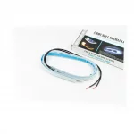 Лента гибкая диодная LED 60см, белый габарит/жёлтый поворотник к-кт 2 шт, ФАРИ, ПОВОРОТИ, YQ-366029