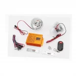 АУДИО-блок (МРЗ-USB/SD, пультДУ, сигнализация)+колонки 2шт, прозрачные, ЕЛЕКТРОНІКА і компоненти, YQ-301396