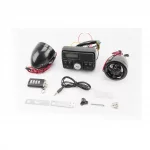 АУДИО-блок с ЖК дисплеем (МРЗ-USB/SD, FM, пультДУ, сигнализация)+колонки 2шт, чёрные "череп", ЕЛЕКТРОНІКА і компоненти, YQ-337108