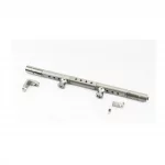 Перемычка руля для навесного оборудования (алюминиевая) 350мм, серая TUNING (крепление под зеркала), ЗЧ-МОТО, YQ-337948